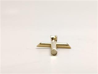 14K Yellow Gold Cross Pendant .93G